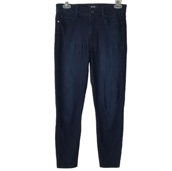PAIGE Dark Wash Denim Skinny Jeans Size 27 - Picture 1 of 13